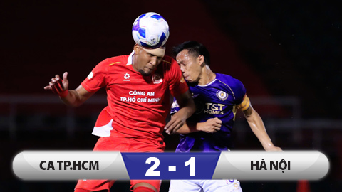  Kết quả CA TP.HCM 2-1 Hà Nội: Ngày trở lại ấn tượng